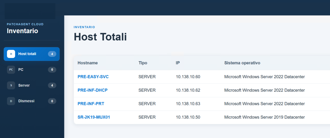 Services hostwatch inventario1