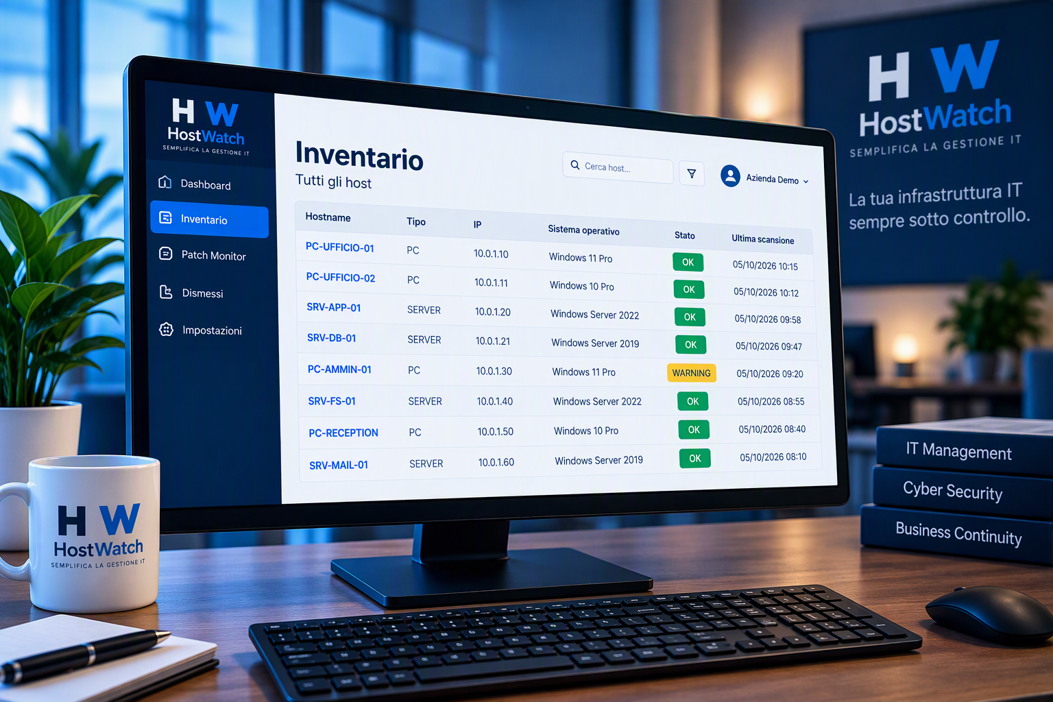 About hostwatch inventory